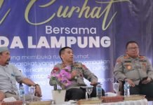 Jumat Curhat, Kapolda Lampung Serap Kegelisahan Masyarakat