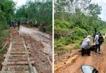 Warga Kuang Dalam Keluhkan Jalan Rusak, Kadis PUPR OI Enggan Komentar