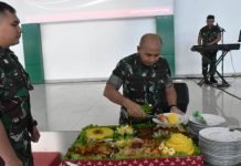 Korem 043/Gatam Gelar Syukuran HUT Kodam II/Sriwijaya ke-77 Secara Sederhana