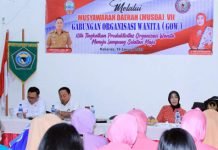 Bunda Winarni Buka Musda ke-VII GOW Kabupaten Lampung Selatan