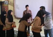 Jumat Berkah, Sat Reskrim Polresta Bandar Lampung Gelar Doa Bersama Anak Yatim Piatu