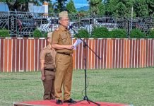 Sekda Provinsi Lampung Pimpin Apel Perdana Tahun 2023