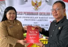 Ketua DPRD Lampung Gelar Sosialisasi Pembinaan Ideologi Pancasila