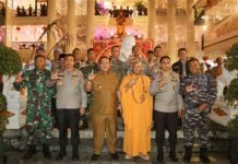 Kasi Intel Kasrem 043/Gatam Kunjungi Dua Vihara di Bandar Lampung