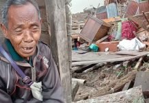 Longsor, Rumah Iskandar Jatuh ke Sungai Musi