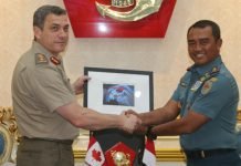 Dankormar Terima Kunjungan Komandan Cansofco