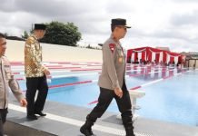 Kapolda Resmikan Kolam Renang PALI Polda Sumsel