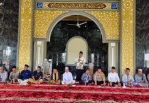 Usai Sholat Jumat, Kapolres Hadiri Syukuran Masjid As Saidiyah Polres PALI