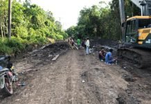 Jadi Atensi Pj. Bupati OKI, Perbaikan Jalan Cengal-Sungai Jeruju Dipercepat