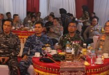 Bersama Forkopimda Provinsi Lampung, Danrem 043/Gatam Pantau Situasi Kamtibmas Malam Pergantian Tahun Baru 2024