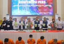 Ungkap Kasus 38,19 Kg Sabu, Polda Lampung Perangi Narkoba