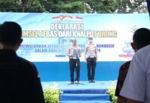 Polda Sumsel Deklarasi Zero Knalpot Brong