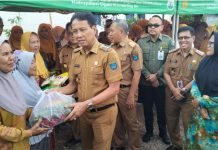Kendalikan Inflasi, Pemkab OKI Kembali Gelar Pasar Tani