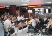 Polda Sumsel Laksanakan Anev Ops Mantap Brata Musi 2023-2024