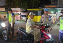 Amankan Malam Tahun Baru 2024, Polsek SP Padang Adakan Patroli dan Gelar Razia