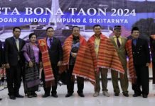 Perkuat Kebersamaan dalam Keberagaman di Masyarakat Lampung, Gubernur Arinal Hadiri Pesta Bona Taon Parsadaan Toga Siregar