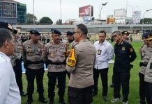 Wujud Kesiapsiagaan Pengamanan Kampanye Terbuka, Polda Sumsel Gelar Apel Operasi Mantap Brata Musi