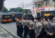 Ciptakan Situasi Aman, Ditsamapta Polda Lampung Lakukan Pengamanan di Bawaslu