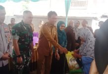 Dandim 0402/OKI Hadiri Operasi Pasar Murah di Pedamaran