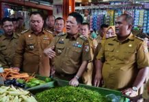 Jelang Ramadhan, Pj. Bupati Tubaba Monitoring Pasar Tradisional