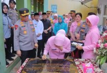 Kapolda Kunker Sekaligus Peresmian Gedung Baru SMA Kemala Bhayangkari Lampung Utara