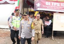 Kapolda Sumsel Pantau Langsung Pengecekan Lokasi TPS di Banyuasin