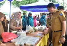 Berlangsung di Polsek Kayuagung, Pasar Murah Libatkan UMKM dan Gapoktan