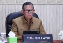 Sekda Provinsi Lampung Ikuti Rakor Pengendalian Inflasi Daerah
