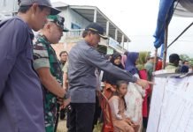 Pj. Bupati OKI Keliling Pantau TPS, Nyoblos di TPS 9 Sukadana Kayuagung