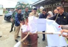 Surat Suara Pemilu yang Rusak Dibakar, Bupati PALI: Agar Tidak Disalahgunakan