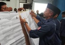 Hingga Dini Hari, Pj. Bupati dan Forkopimda OKI Pantau Pleno PPK di Empat Kecamatan