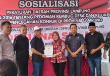 Kostiana Gelar Sosialisasi Perda Rembug Desa di Kecamatan Panjang