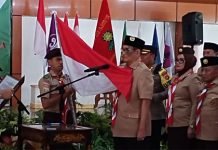 Heri Amalindo Resmi Pimpin Majelis Pembimbing Cabang Gerakan Pramuka PALI Periode 2023-2028