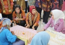 Riana Sari Arinal Terima Kunjungan Penasihat DWP Kementerian Kelautan dan Perikanan di Dekranasda Lampung