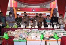 Kapolda Sumsel Pimpin Pemusnahan Barang Bukti Narkoba Hasil Ungkap Kasus Periode Januari Hingga Februari 2024