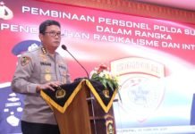 Biro SDM Polda Sumsel Gelar Sosialisasi Cegah Bahaya Radikalisme dan Intoleransi Dilingkungan Polri