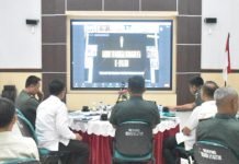 Kasrem 043/Gatam Ikuti Rakornis TMMD ke-119 Tahun 2024