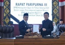 DPRD OI Adakan Rapat Paripurna Dalam Rangka Penyampaian Laporan Reses Per Dapil Tahun 2024