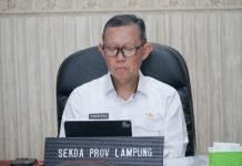 Sekda Fahrizal Darminto Ikuti Rakor Pengendalian Inflasi Daerah Secara Virtual