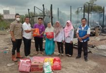 Pemkab Muba Gerak Cepat Serahkan Bantuan ke Korban Kebakaran di Mangun Jaya