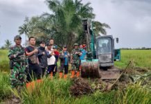 Kodim 0402/OKI Garap Lahan Pertanian Untuk Tingkatkan Kesejahteraan Masyarakat