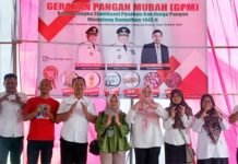 Gerakan Pangan Murah Pemkab Lampung Selatan Disambut Antusias Warga Tajimalela