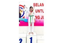 Siswi SDN 3 Way Urang dari Club Satlas Raih Emas Taekwondo Master Amril Yusam Tingkat Provinsi Lampung