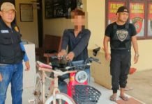 Pencuri Sepeda Listrik dan Ontel Ditangkap Unit Reskrim Polsek Sungai Menang