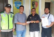 Polsek Mesuji Raya Terima Serahan Senpira dari Masyarakat Desa Cipta Sari