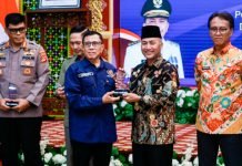 Pj. Bupati Apriyadi Hadiri Pelantikan Pengurus PWI Sumsel 2024-2029