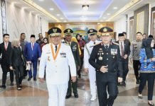 Upacara HUT Provinsi Lampung ke-60, Gubernur Arinal Ajak Seluruh Elemen Masyarakat Lampung Ukir Prestasi