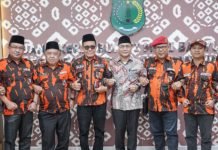 Pengurus Cabang Pemuda Pancasila Muba Audiensi dengan Pj. Bupati Apriyadi