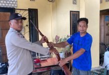 Polsek Cengal Kembali Terima Senpira dari Warga