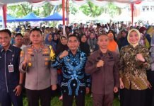 Jelang Ramadhan, Pemkab OKI Bersama Kejari Gelar Operasi Pasar Murah